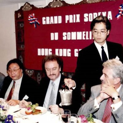 Peter 1996 法國品酒師大賽香港區選拔賽比賽中